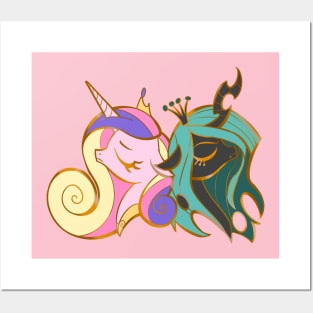 Cadance and Chrysalis Posters and Art